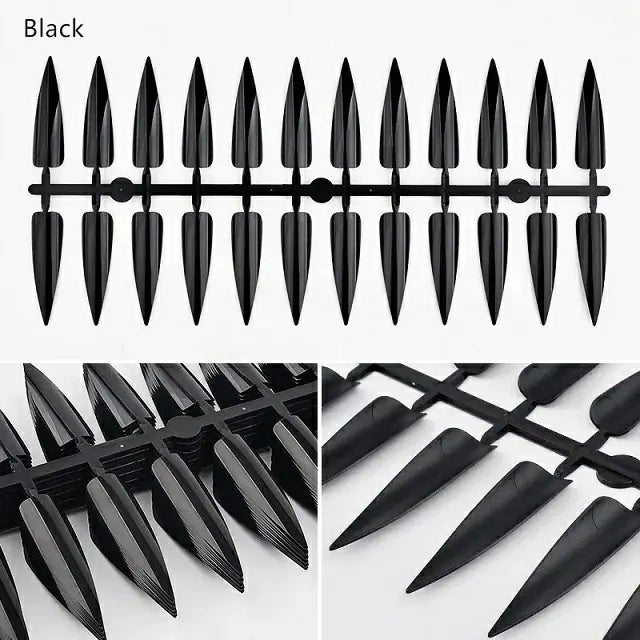 Stilleto Shape Practice Nail Tips (240 Pcs)