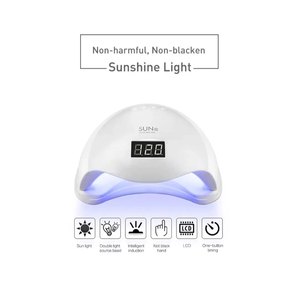 Sun5 UV LED Nail Lamp (With Infrared Sensor And Detachable Tray) (White 48W)