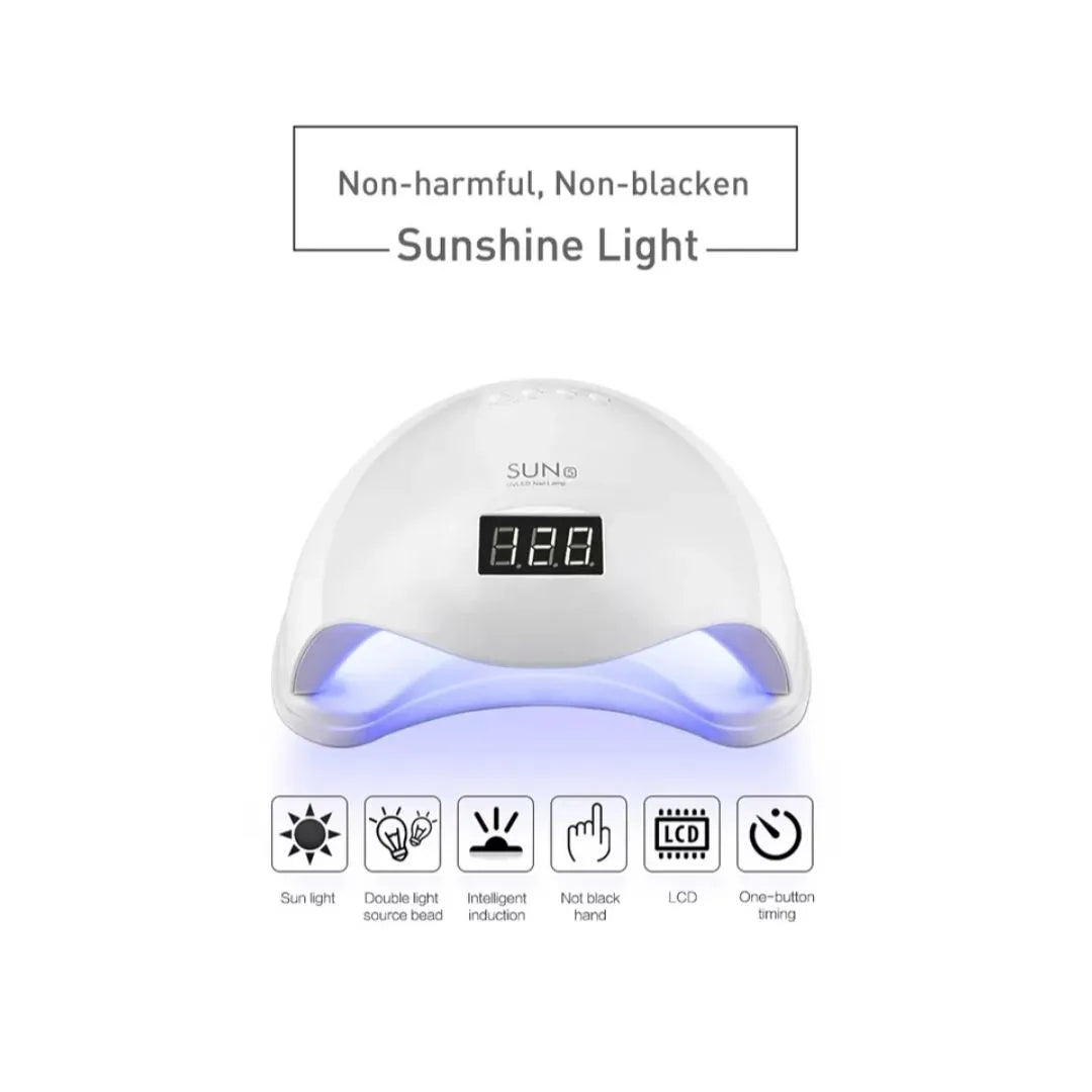 Sun5 UV LED Nail Lamp (With Infrared Sensor And Detachable Tray) (White 48W)
