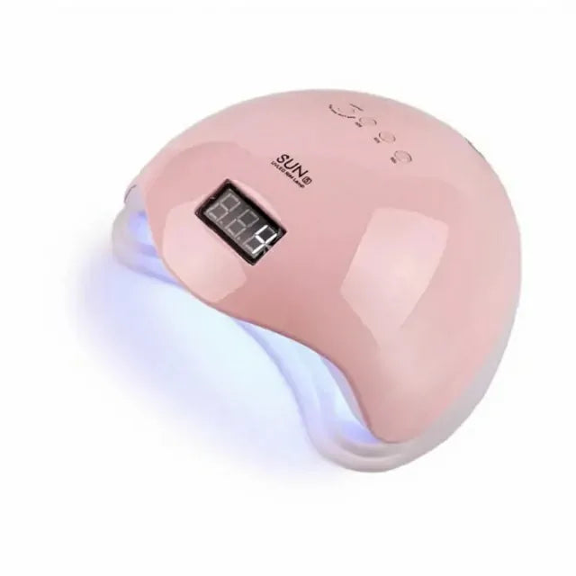 Sun5 UV LED Lamp With Infrared Sensor And Detachable Tray (Pink 48W)