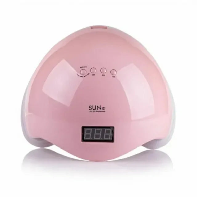 Sun5 UV LED Lamp With Infrared Sensor And Detachable Tray (Pink 48W)