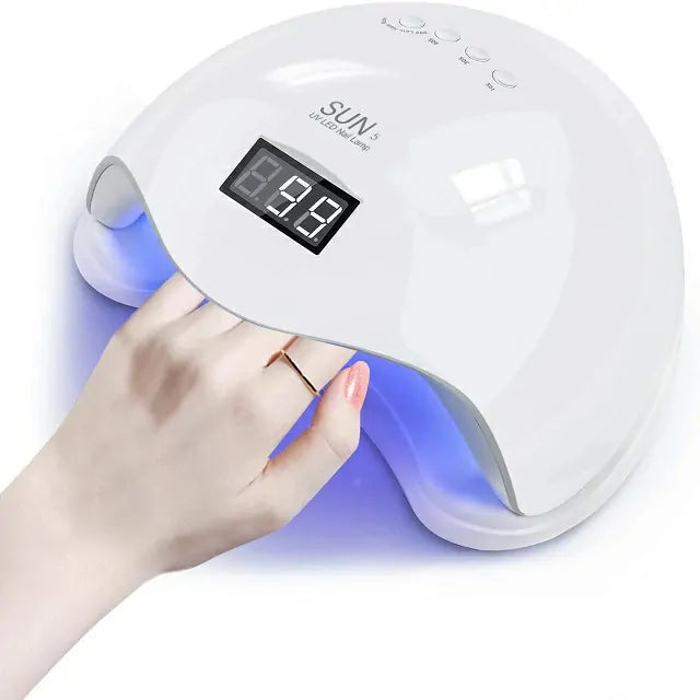 Sun5 UV LED Nail Lamp (With Infrared Sensor And Detachable Tray) (White 48W)