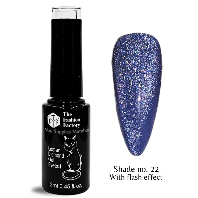 TFF Laser Diamond Cat Eyes Gel Polish (12ml)