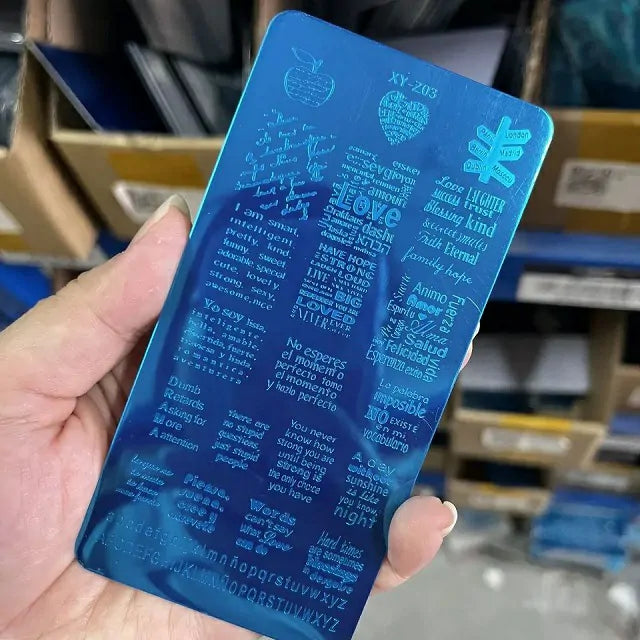 Text Message Stamping Plate (XY-Z03)