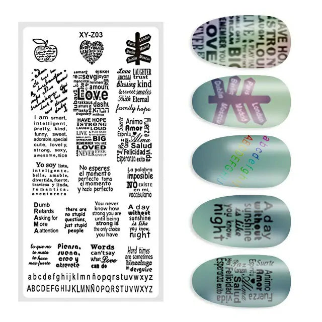 Text Message Stamping Plate (XY-Z03)