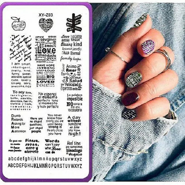 Text Message Stamping Plate (XY-Z03)