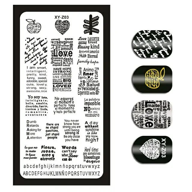 Text Message Stamping Plate (XY-Z03)