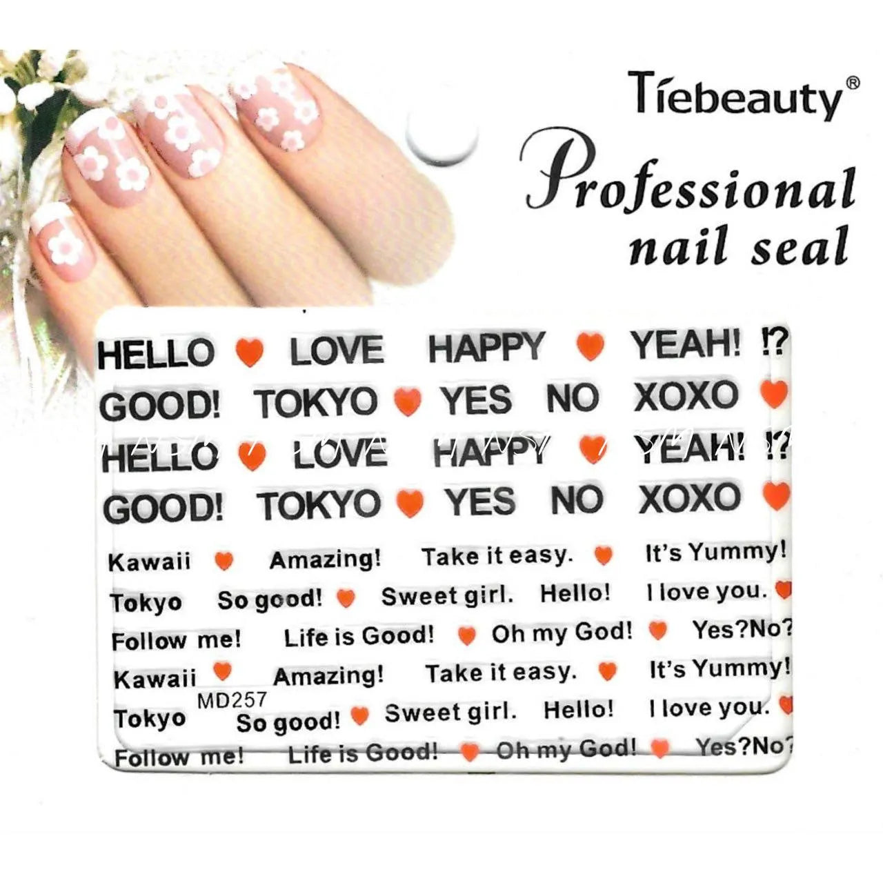 Texts And Words Sticker Sheets