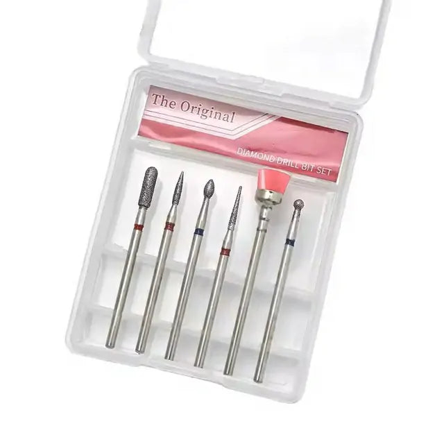 The Original Diamond Nail Drill Bits (SC-04) (Set of 6)