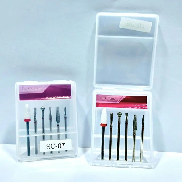 The Original Diamond Nail Drill Bits (SC-07) (Set of 6)