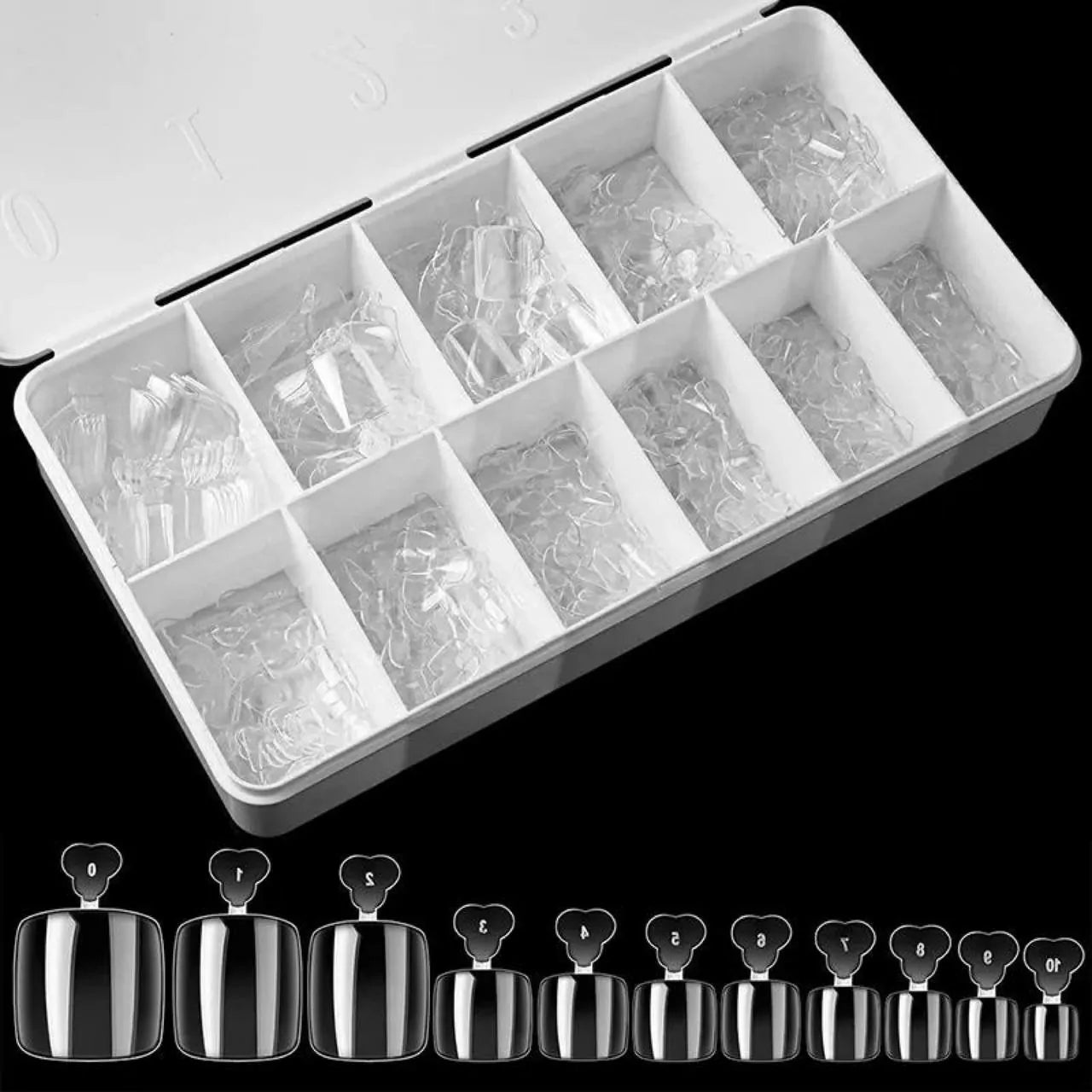 Toe Soft Gel Tips Box (550ct)