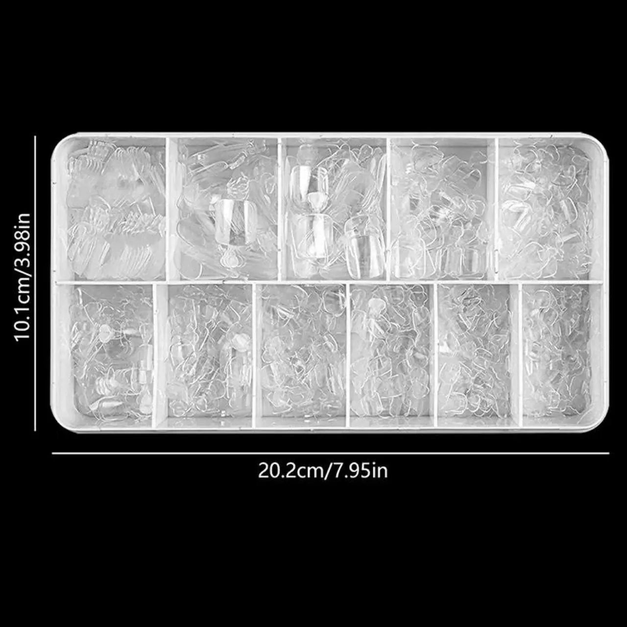 Toe Soft Gel Tips Box (550ct)