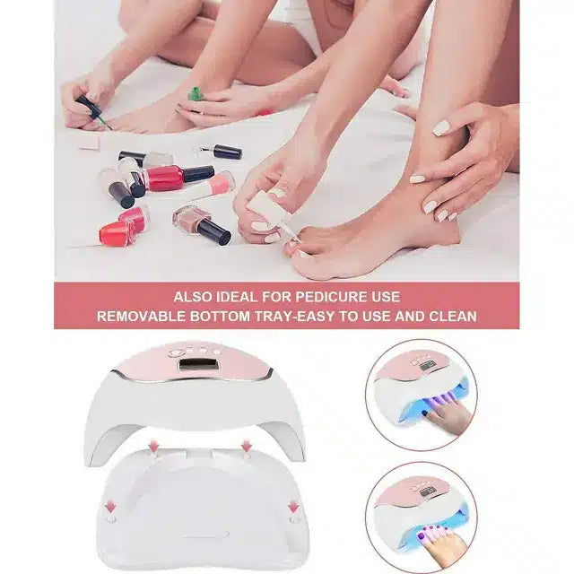 UV LED Nail Lamp (120W) Pink