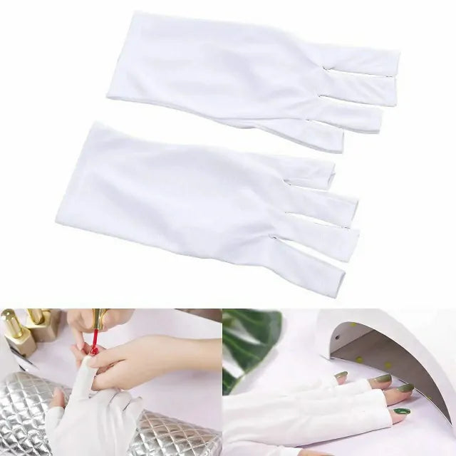 Uv Rays Protector Gloves (Black Or White)