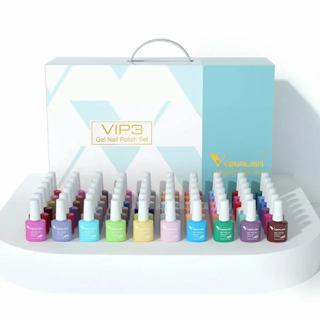 Venalisa 60 Colors Gel Nail Polish Kit VIP3