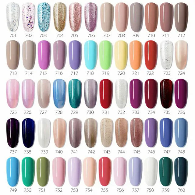 Venalisa 60 Colors Gel Nail Polish Kit VIP3