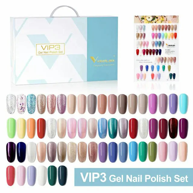 Venalisa 60 Colors Gel Nail Polish Kit VIP3