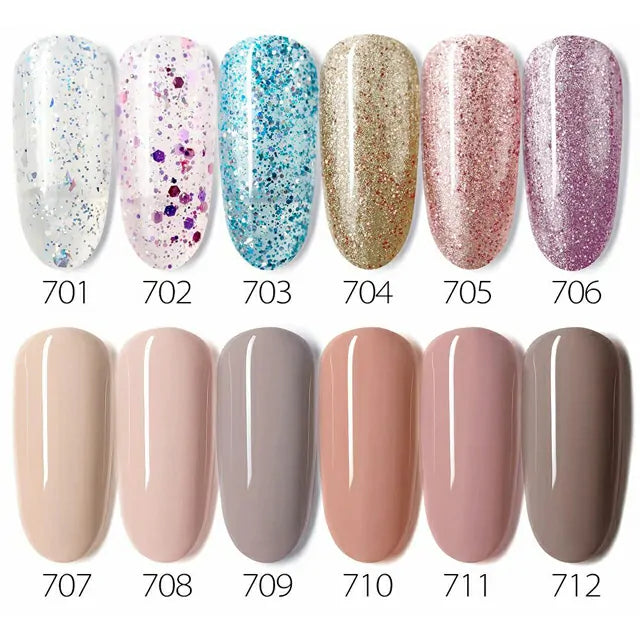 Venalisa 60 Colors Gel Nail Polish Kit VIP3