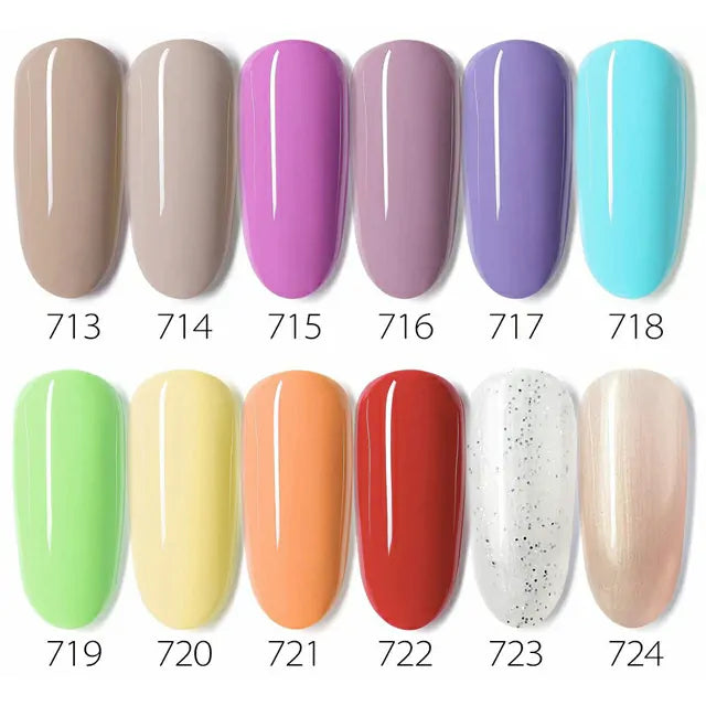 Venalisa 60 Colors Gel Nail Polish Kit VIP3