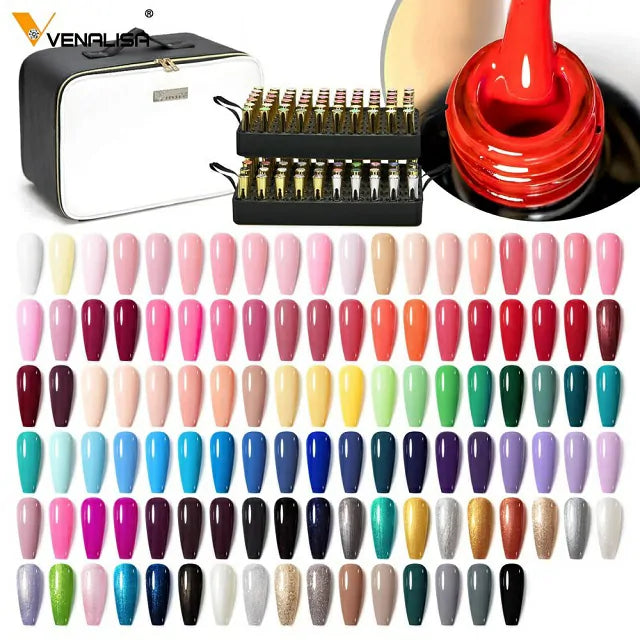 Venalisa Gel Nail Polish Kit (120 Pcs Set)