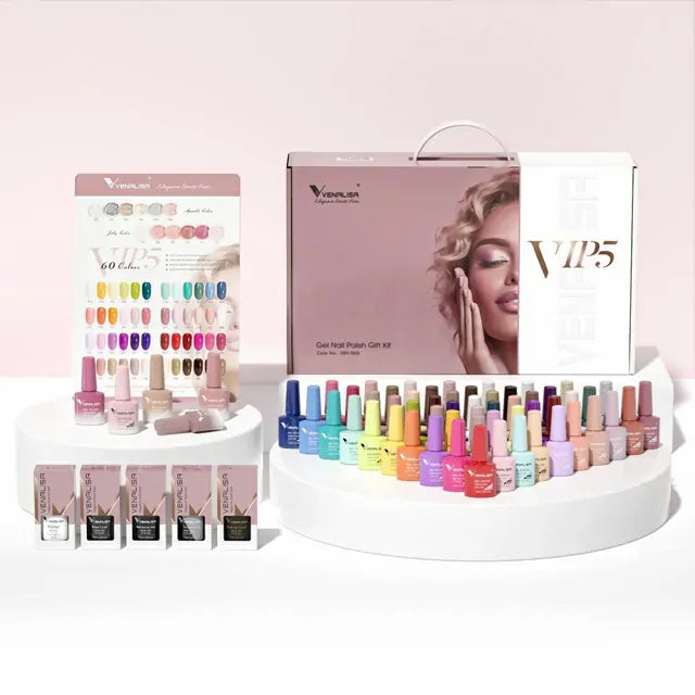 Venalisa Hema Free 60 Colors Gel Nail Polish Kit VIP5