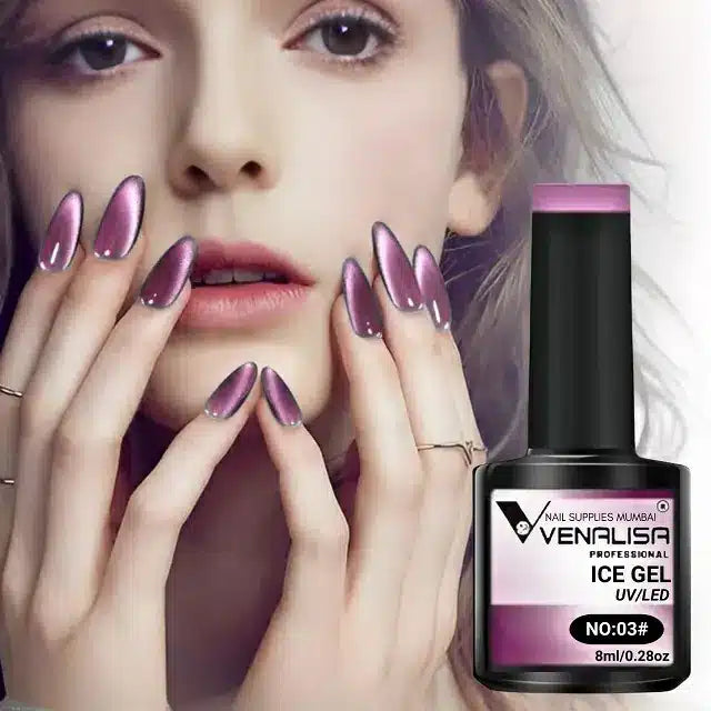 Venalisa Ice Gel Cat Eye Gel Nail Polish (03) (8ml)