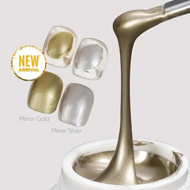 Venalisa Mirror Silver And Gold Gel Pots (5gm)