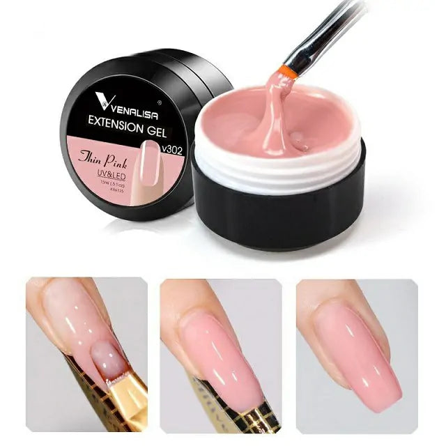 Venalisa Nail Extension Thick Builder Gel v306 Natural Pink (15ml)
