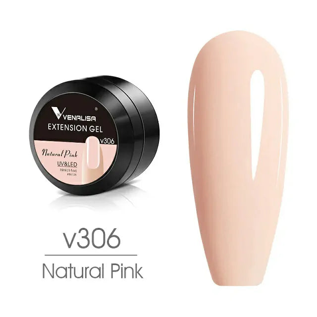 Venalisa Nail Extension Thick Builder Gel v306 Natural Pink (15ml)