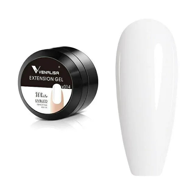 Venalisa Nail Extension Thick Builder Gel v314 White (15ml)