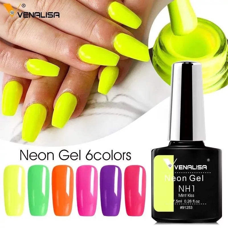 Venalisa Neon Gel Polish (7.5ml)