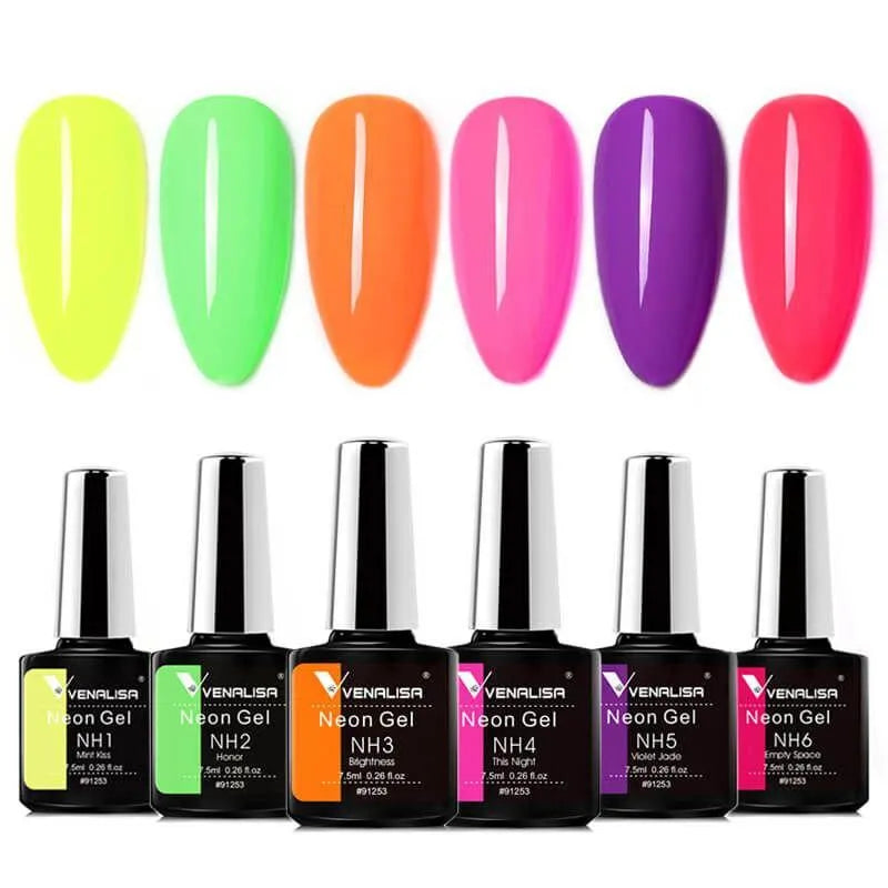Venalisa Neon Gel Polish (7.5ml)