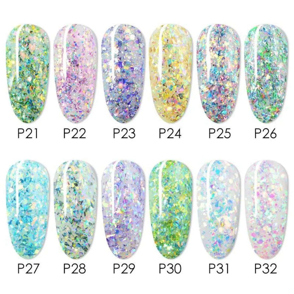 Venalisa Sequin Gel Pots (Set of 12)
