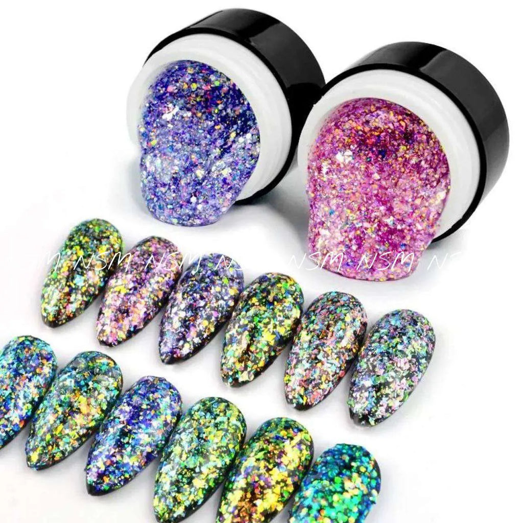 Venalisa Sequin Gel Pots (Set of 12)