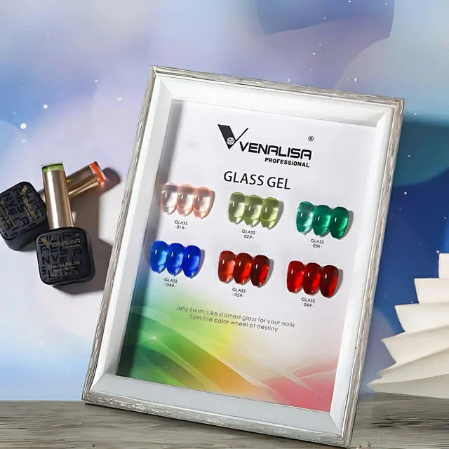 Venalisa Stained Glass Gel Nail Polish Set (10ml)