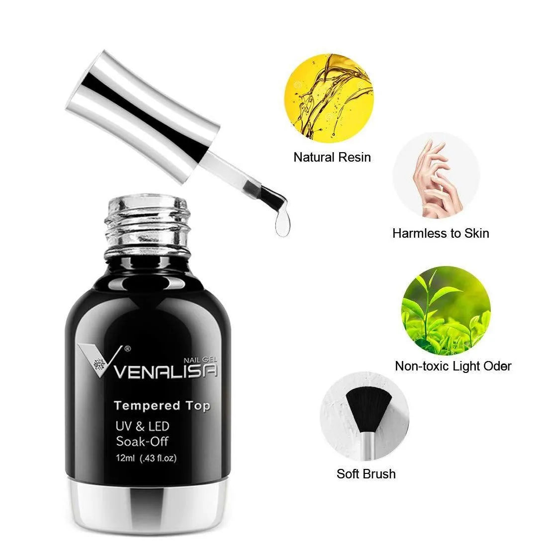 Venalisa Tempered Top Coat (12ml)