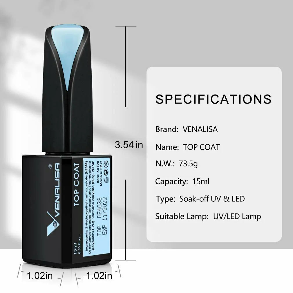 Venalisa Top Coat (15ml)