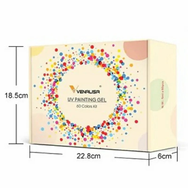 Venalisa UV Painting Gel (60 Colors Kit)