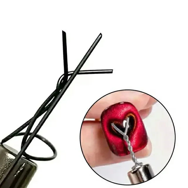 Nail Art Cat Eyes Iron Wire Magnet