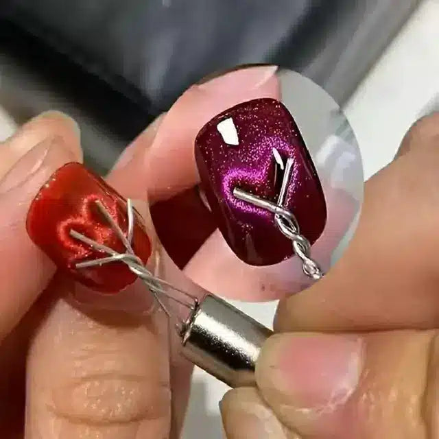 Nail Art Cat Eyes Iron Wire Magnet