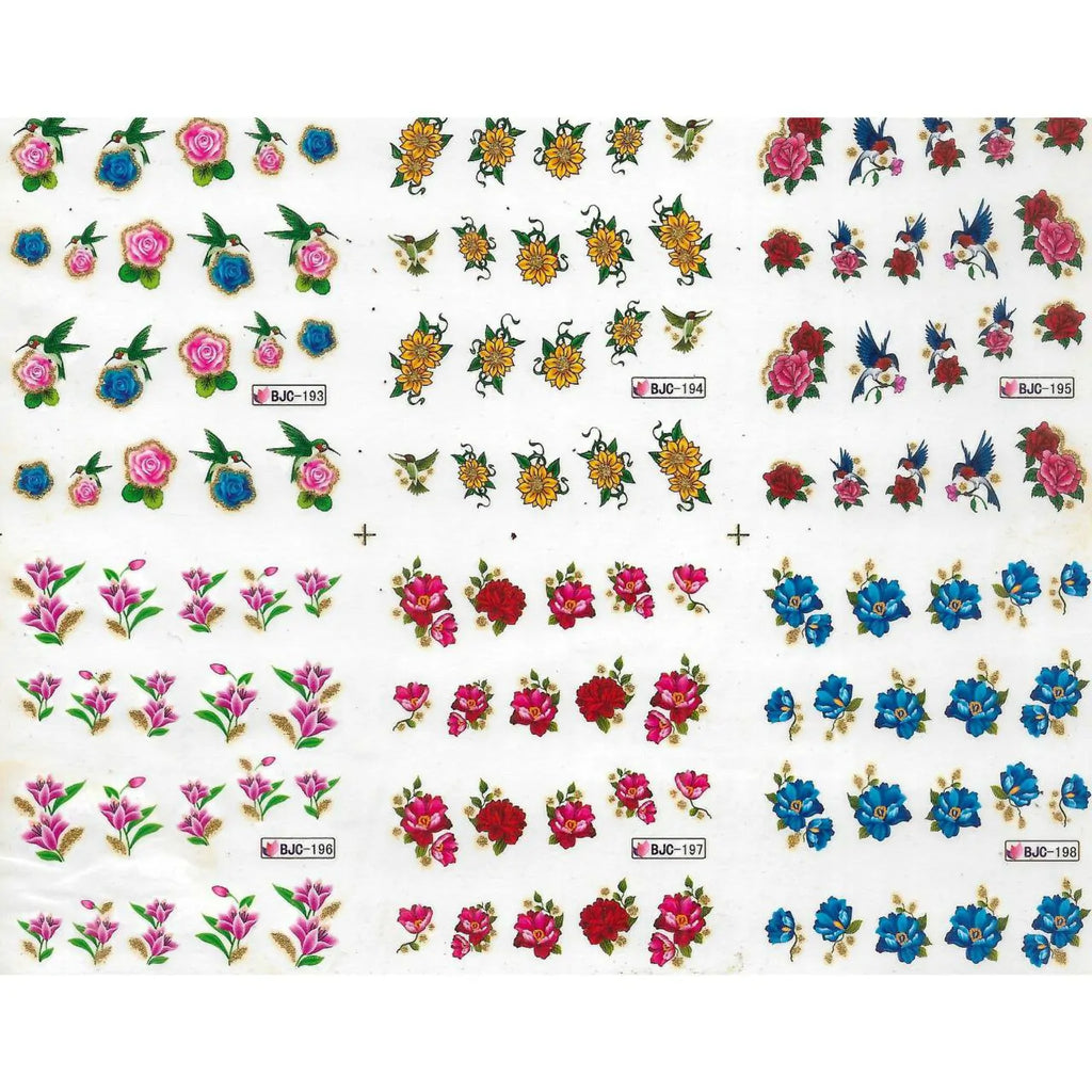 Water Decals Multi Print Sheet No 49 (11 Prints)