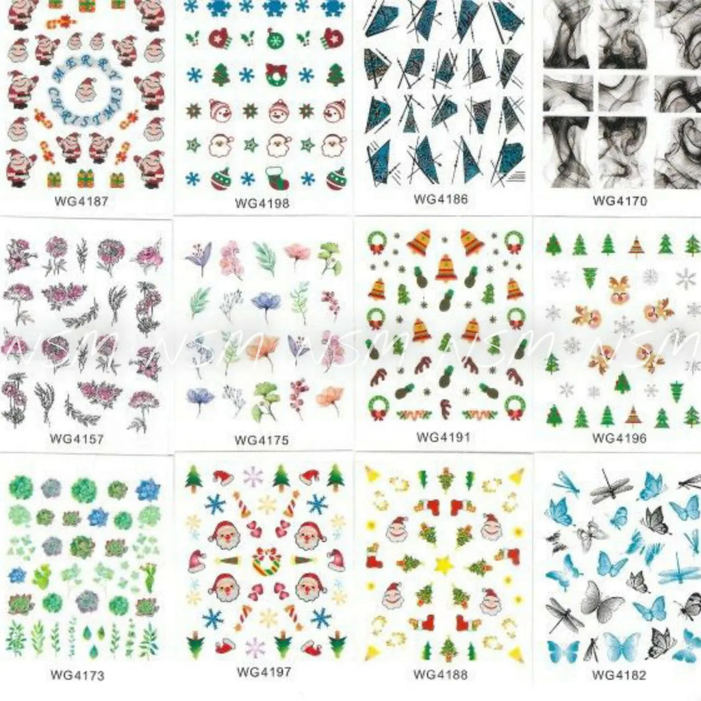 Water Decals Set No. 1 (50 Designs)