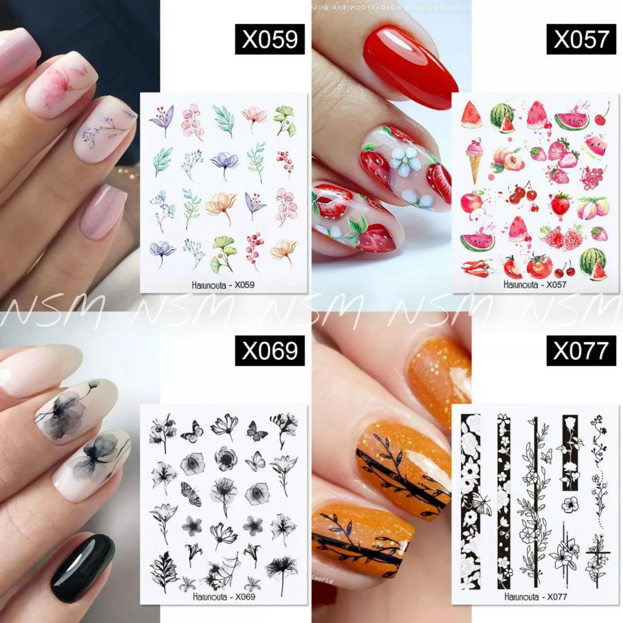 Water Decals Set No. 1 (50 Designs)