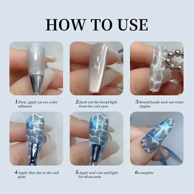 Water Effect Bead Magnets