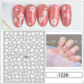 White Flowers Sticker Sheet (1228)