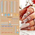 Winter And Sweaters Themed 5D Nail Art Sticker Sheets (5D-K015)