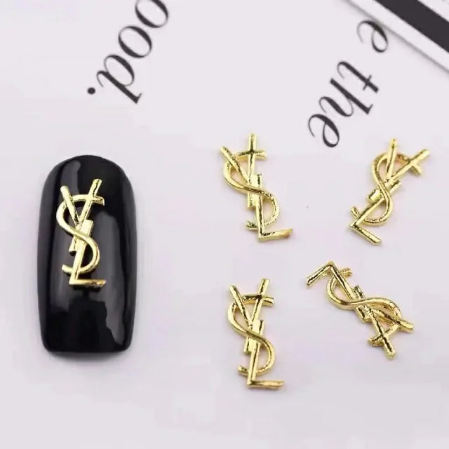 YSL Nail Charms (Pack Of 2 Pcs)