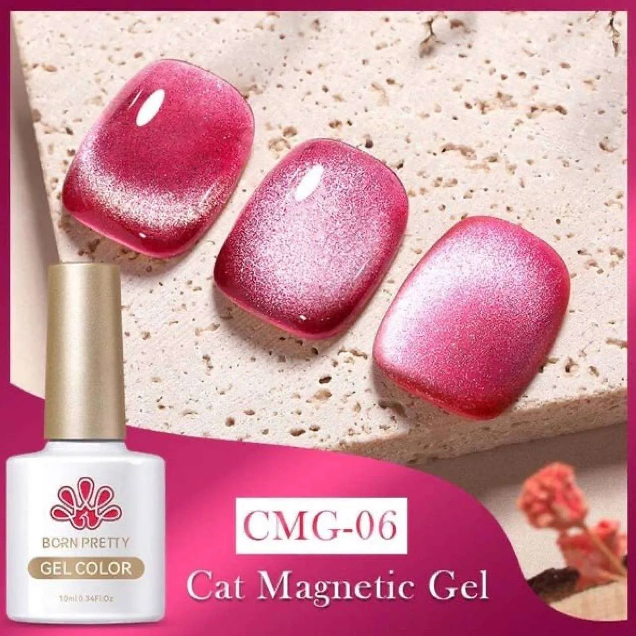Born Pretty Amber Cat Magnetic Gel Polish CMG-06 (10ml)