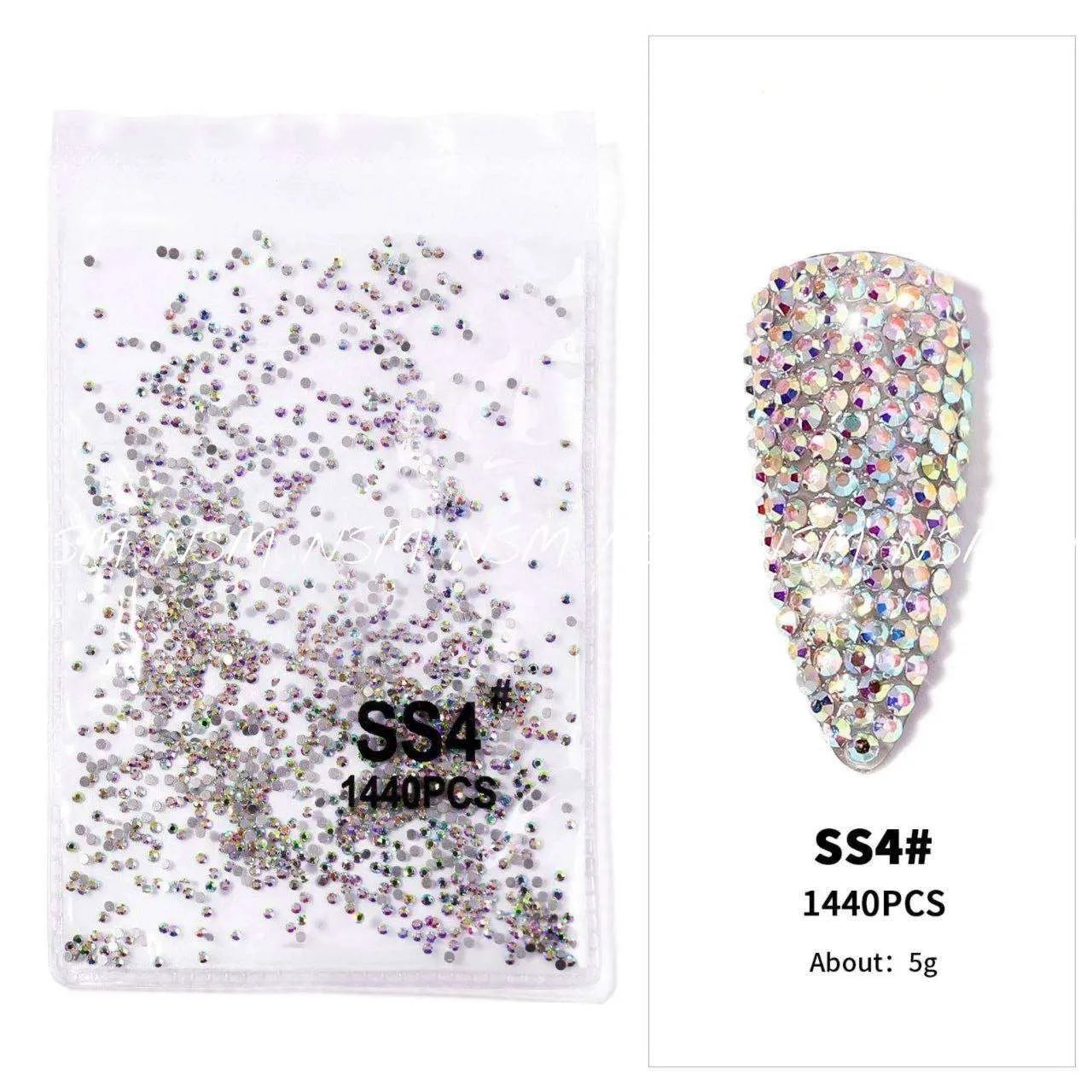 Ab Aurora Rhinestones (Pack of 1440 Pcs)