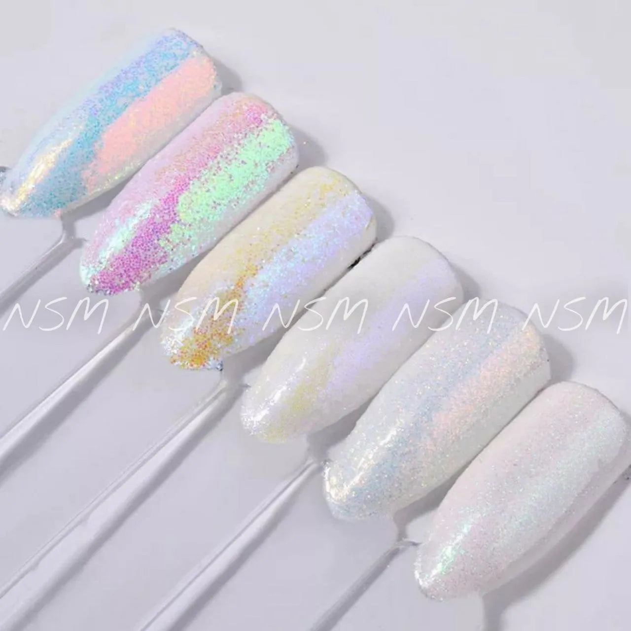 Iridescent Sugar Glitter Powder (Set Of 12 1gm Jars)